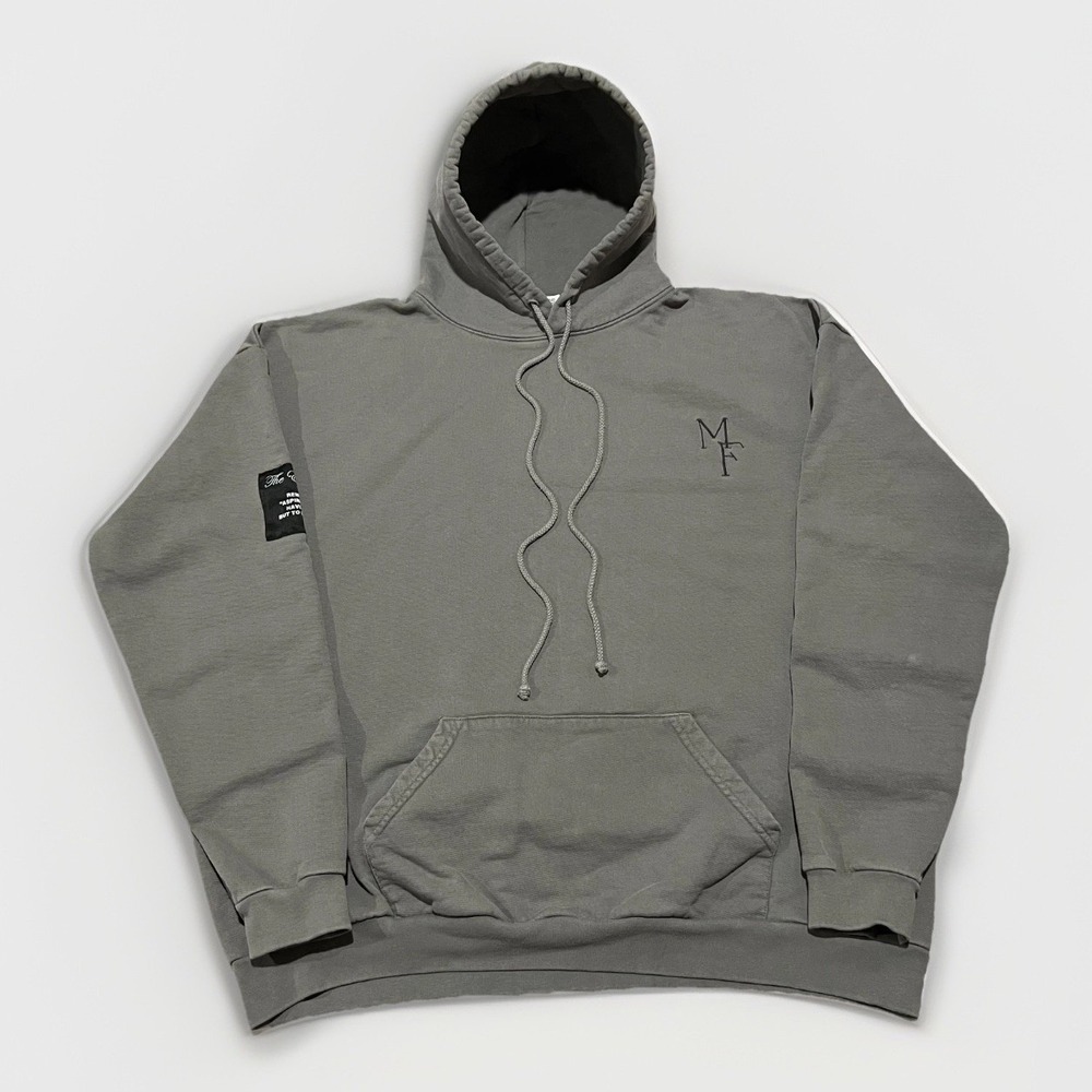 The Essential By Mayfair Mens Gray Oversized Heavy Pullover Hoodie One Size /XL